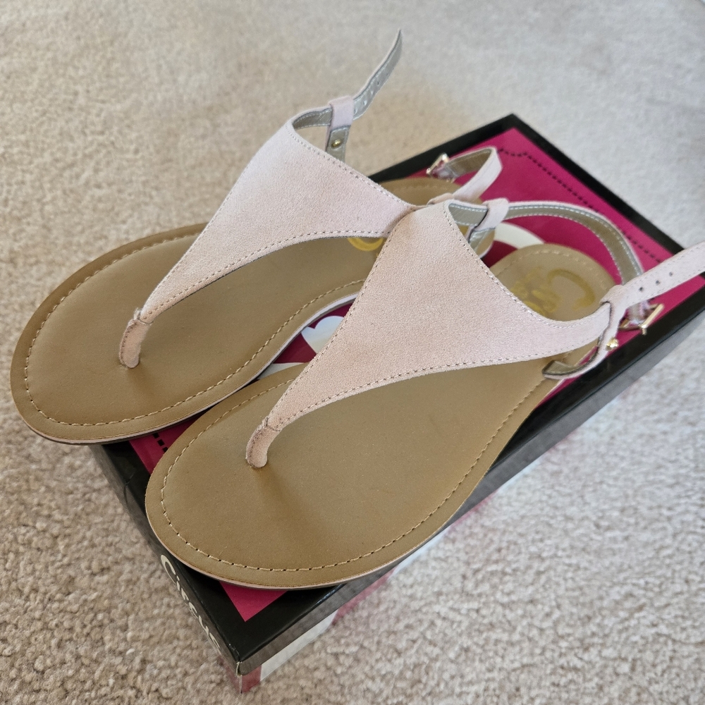 Circus By Sam Edelman Women's Bianca Pink Thong Sandals